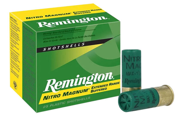 117068 Remington Nitro Magnum 12 Gauge 2.75″ 1-1/2 oz #2, 25/Box
