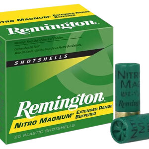Remington Ammunition 26674 Nitro Magnum  12Gauge 3″ 1 5/8oz 4Shot 25 Per Box/10 Case