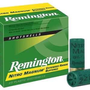 Remington Ammunition 26684 Nitro Magnum  12Gauge 3″ 1 7/8oz 4Shot 25 Per Box/10 Case