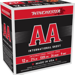 Winchester Ammo AANL129 AA International Target 12Gauge 2.75″ 24gram 9Shot 25 Per Box/10 Case