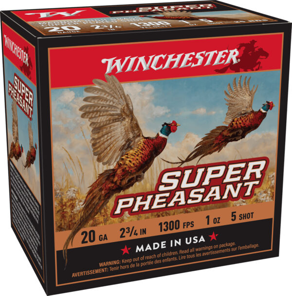 117223 Winchester Super Pheasant 20 Gauge 2.75in 1 oz #5