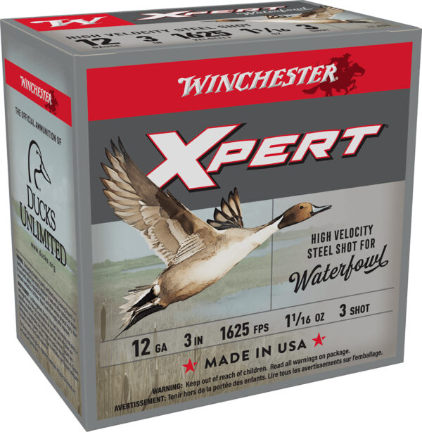 117260 Winchester Super-X Xpert 12 Gauge 3-inch #3 Steel 25rd Box