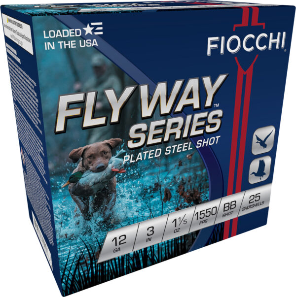 Fiocchi Flyway Speed Steel 12ga 3in 1-1/5oz BB 25rd