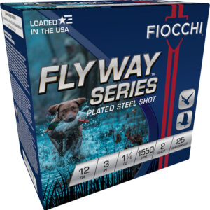 Fiocchi Flyway 12 Gauge 3″ #2 Steel 1-1/5 oz 25rd