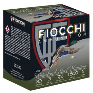 Fiocchi 203ST2 Flyway 20 Gauge 3-inch 7/8oz #2 Steel 25ct