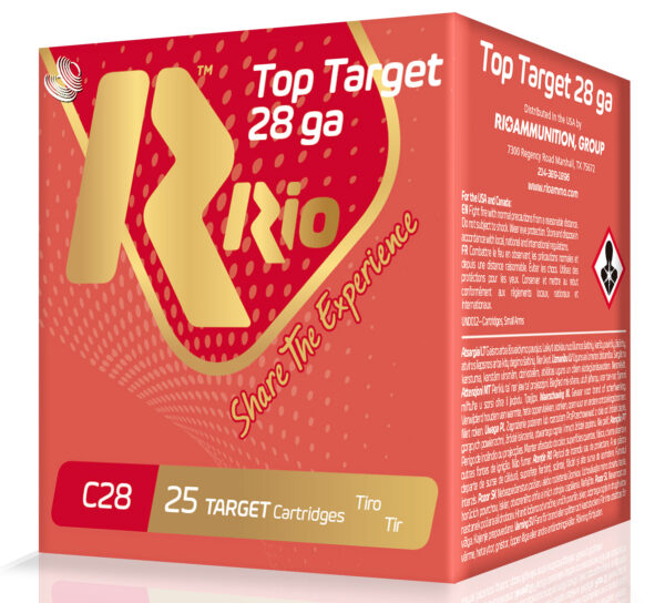 117545 Rio Top Target RC2875 28 Gauge 2.75″ 3/4oz 7.5 25/Box
