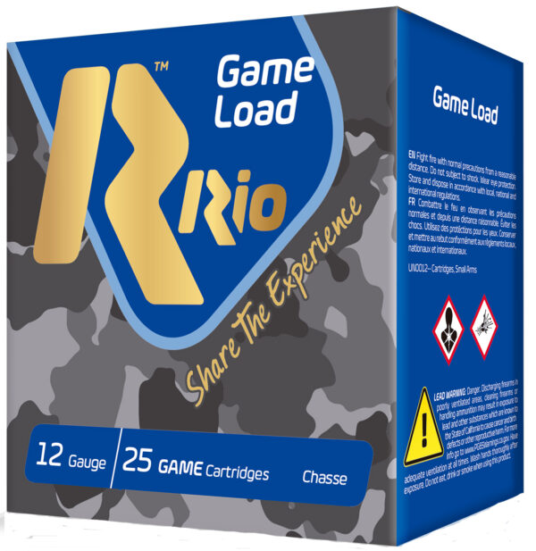 117551 Rio Super Game 12 Gauge 2.75″ 1-1/8 oz #7.5 25/Box