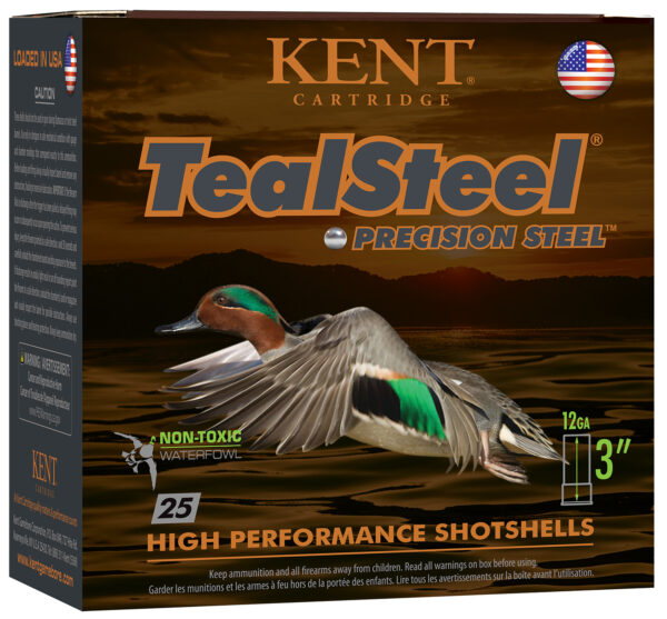 Kent Cartridge TealSteel 12ga 3in 1-1/4oz #6 25rd