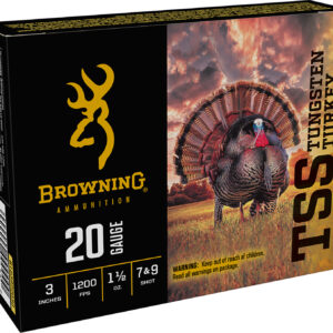 Browning TSS Tungsten Turkey 20 Gauge 3″ 1 1/2 oz, 5rd Box