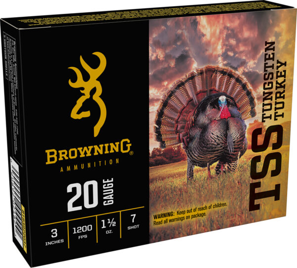 Browning TSS Tungsten Turkey 20 Ga 3″ 1 1/2oz #7 – 5/Box