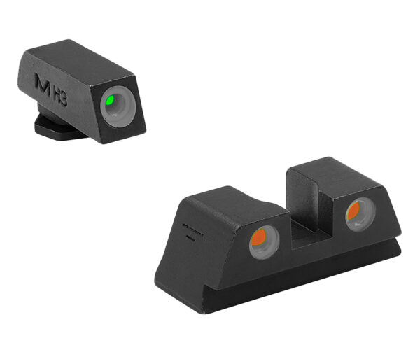 117766 Meprolight Tru-Dot Glock Slimline Sight Set Green/Orange