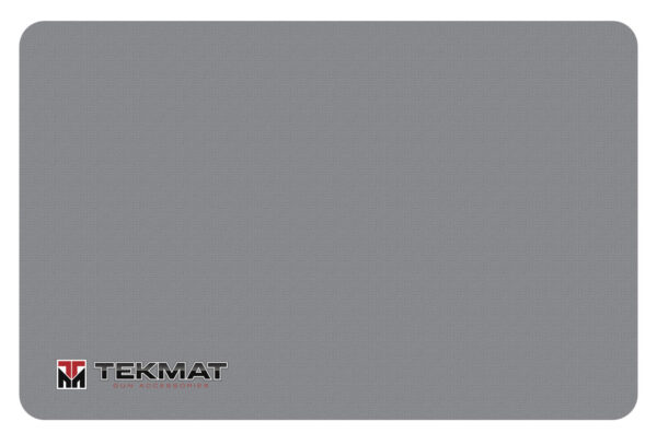 TekMat TEKR17TMLOGOGY Cleaning Mat 11×17 Gray Rubber