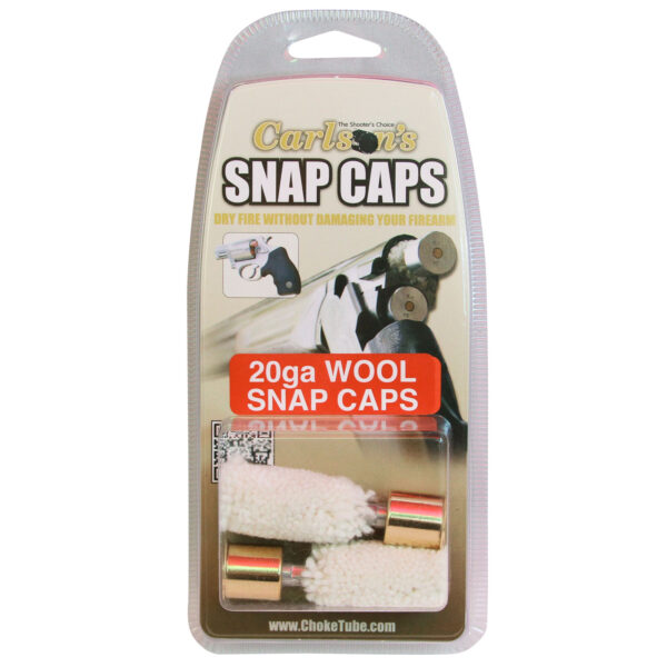 Carlson’s 20 Gauge Brass Wool Snap Caps, 2-Pack