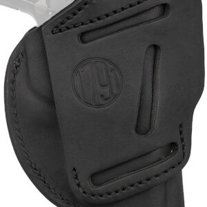 118456 1791 Gunleather 4 Way Holster Size 1 Stealth Black Left