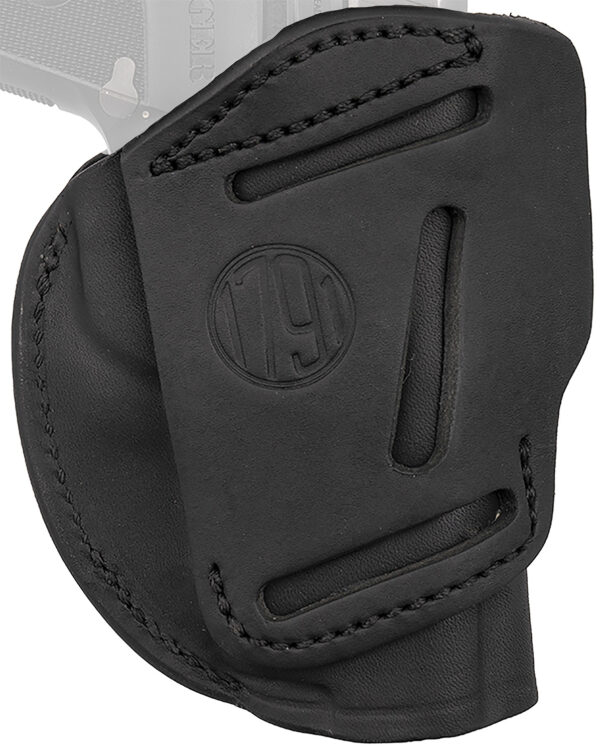 1791 Gunleather 4 Way Holster Size 1 Stealth Black Left