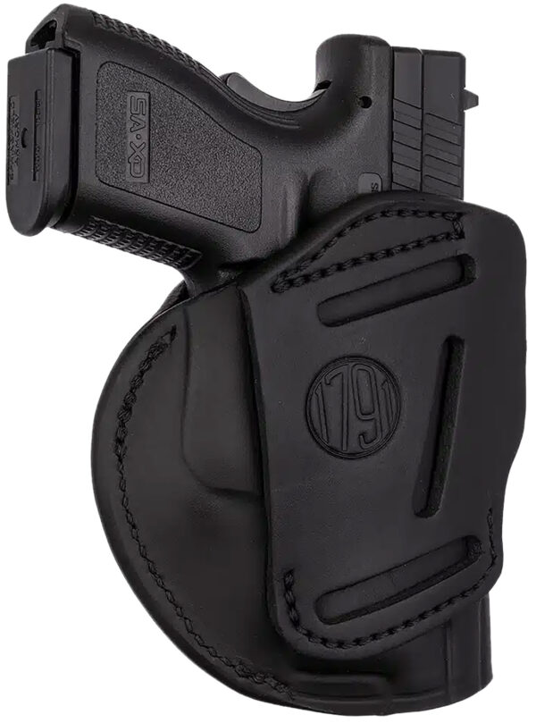 1791 Gunleather 4-Way Holster Size 5 Stealth Black LH