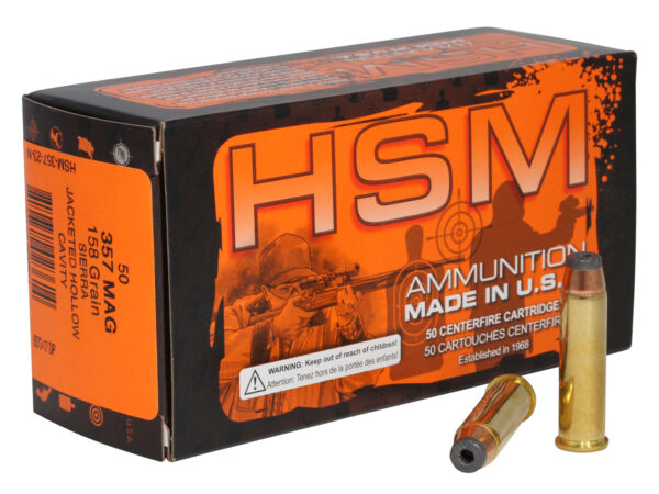 HSM Pro Pistol .357 Magnum 158 gr JHP 50 rd Box
