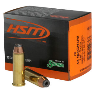 HSM Pro Pistol 44 Rem Mag 240gr JHP 20rd Box