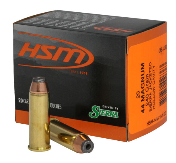 HSM Pro Pistol 44 Rem Mag 240gr JHP 20rd Box