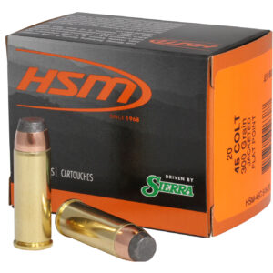 HSM Pro Pistol .45 LC 300 gr JSP – 20rd Box