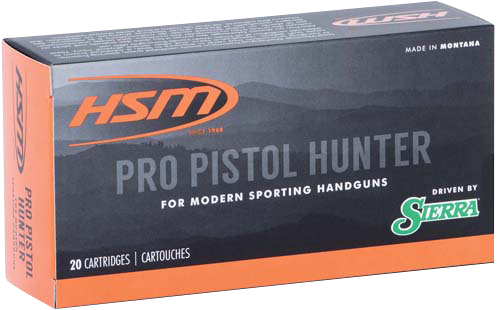 HSM Pro Pistol 500SW9N .500 S&W Mag 400 gr JSP 20/Box