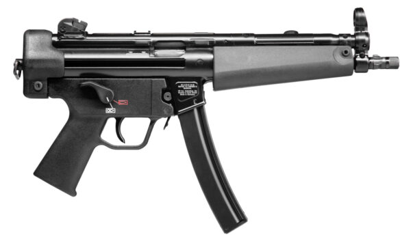 HK 81000477 SP5  9mm Luger 30+1 8.86″ Black Steel Barrel, Black Aluminum Receiver, Black Polymer Grips