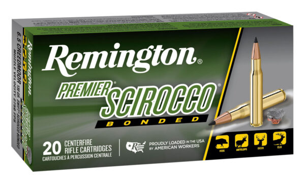 119928 Remington Premier Scirocco Bonded 6.5 Creedmoor 20rd