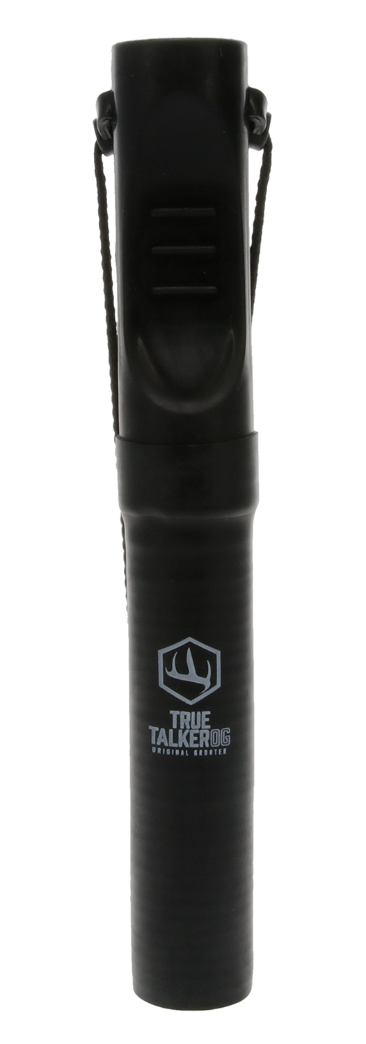 120005 Hunters Specialties True Talker OG Deer Call, Black Rubber