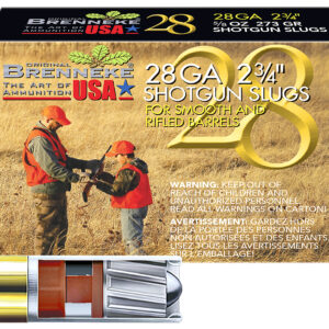 Brenneke 28 Gauge 2.75in 5/8 oz Slug – 5rd