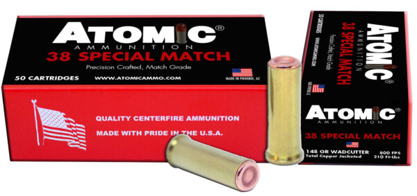 Atomic .38 Special Match 148 gr HBWC — 50rd Box