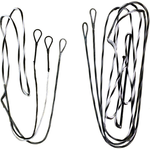 1201831_1 FirstString Genesis String and Cable Set White/ Black
