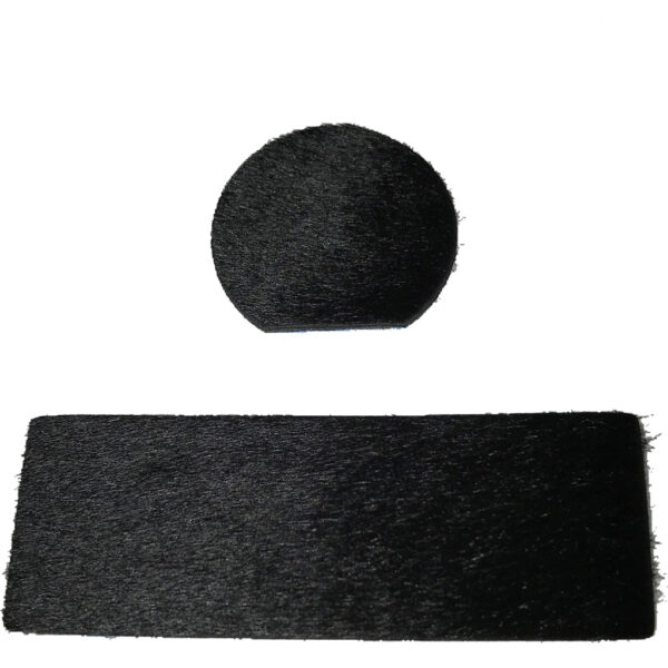 1202252_1 Cir-Cut Traditional Rest Kit Black Calf Hair 2 pc.