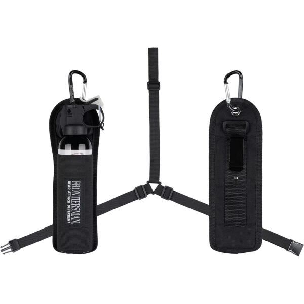 1203216_1 Sabre Frontiersman Bear Spray 9.2 oz with 3-in-1 Chest Holster