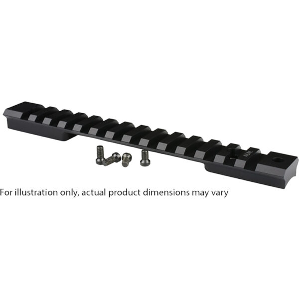 1203914_1 Warne Mountain Tech Tactical Rail Matte Black Savage Short Action