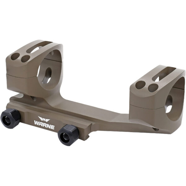1204002_1 Warne Fixed MSR Cantilever Scope Mount Dark Earth 1 in. MSR Ideal Height
