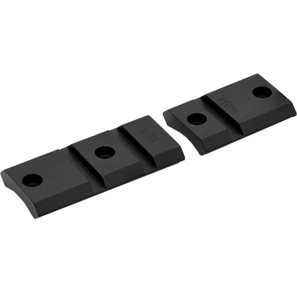1204018_1 Warne Vapor Aluminum Base Set Matte Black Savage 10/110 and American Centerfire