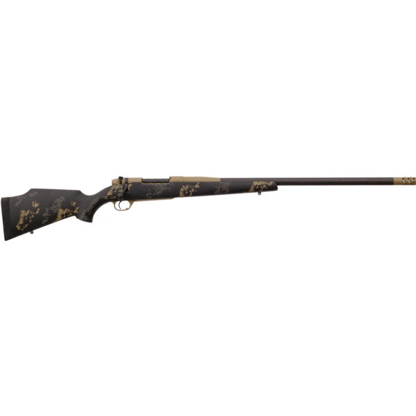 1205290_1 Weatherby Mark V CarbonMark Rifle 6.5 Creedmoor 24 in. Grey and Tan with Brake RH
