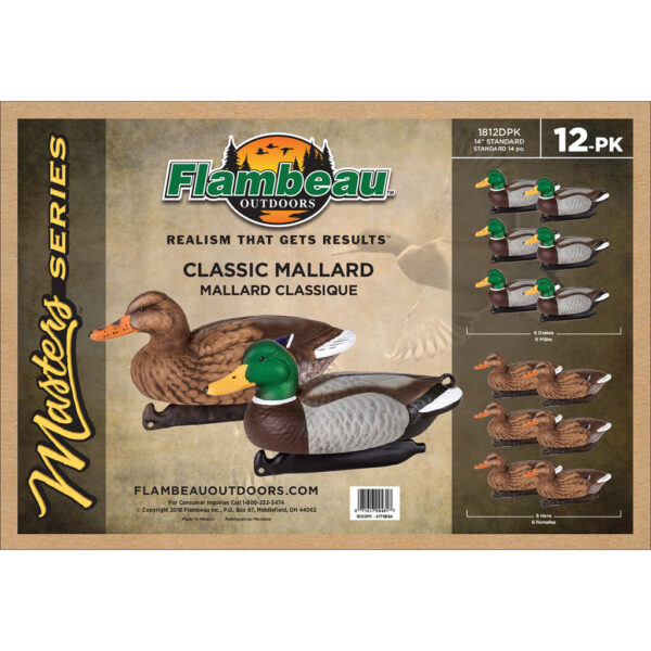 1205767_2 Flambeau Master Series Mallard Floater Decoys 12 pk.