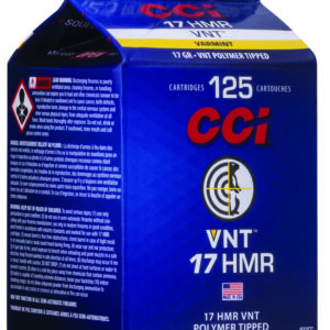 CCI 17 HMR 17gr VNT Varmint Tipped – 125rd Box