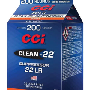 CCI Clean-22 Suppressor .22 LR 45gr 200rd