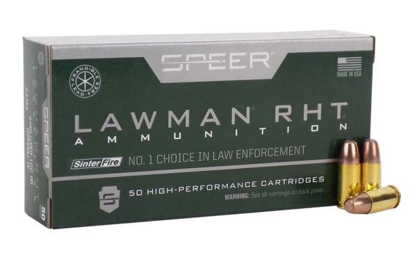 120685 Speer Lawman RHT 9mm 100gr SinterFire Frangible 50 ct