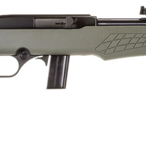 Rossi RS22L1811OD RS22  Semi-Auto 22 LR Caliber with 10+1 Capacity, 18″ Barrel, Matte Black Metal Finish & Monte Carlo OD Green Synthetic Stock Right Hand (Full Size)