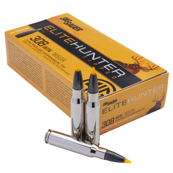 1209036_1 Sig Sauer Elite Hunting Rifle Ammo 308 Win. 165 gr. Accubond 20 rd.