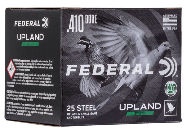 Federal Upland Steel 410ga 3″ #7.5 Shot 25rd