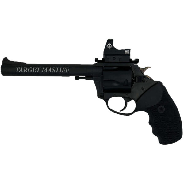 1210444_1 Charter Arms Target Mastiff Revolver 357 Mag. 3 in BlackNitride 5 shot w/ Optic