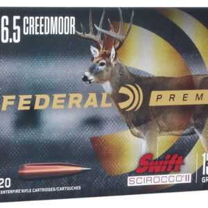 Federal Premium 6.5 Creedmoor 130 gr Swift Scirocco II – 20rd