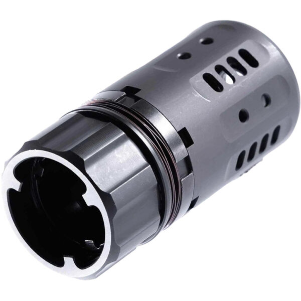 1212256_1 Dead Air Pyro 2.0 Muzzle Brake Kit 45 Cal. w/ DA457 Xeno ADPT & 45 Cal Front Cap