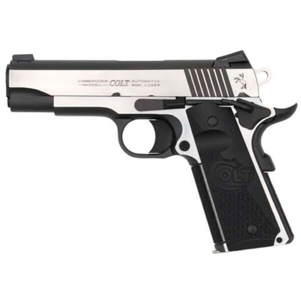 1212367_2 Colt 1911 Combat Elite Commander Pistol 9mm 4.25 in. TT Elite Two Tone 9 rd.