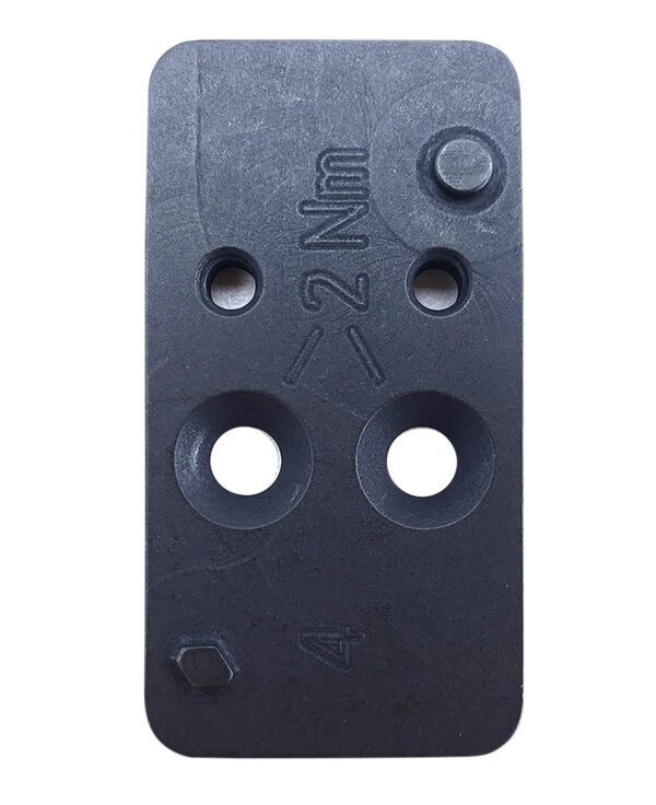 121240 HK 50254264 Optic Plate #4 Black Steel, Fits HK VP9 OR Leupold DeltaPoint Pattern Footprint Mount
