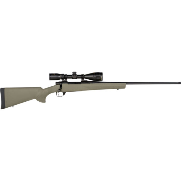 1212633_1 Howa M1500 Hogue GamePro 2 Rifle 7mm Rem Mag 24 in. Green Scope Package